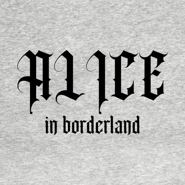 Alice in borderland title black by CERA23